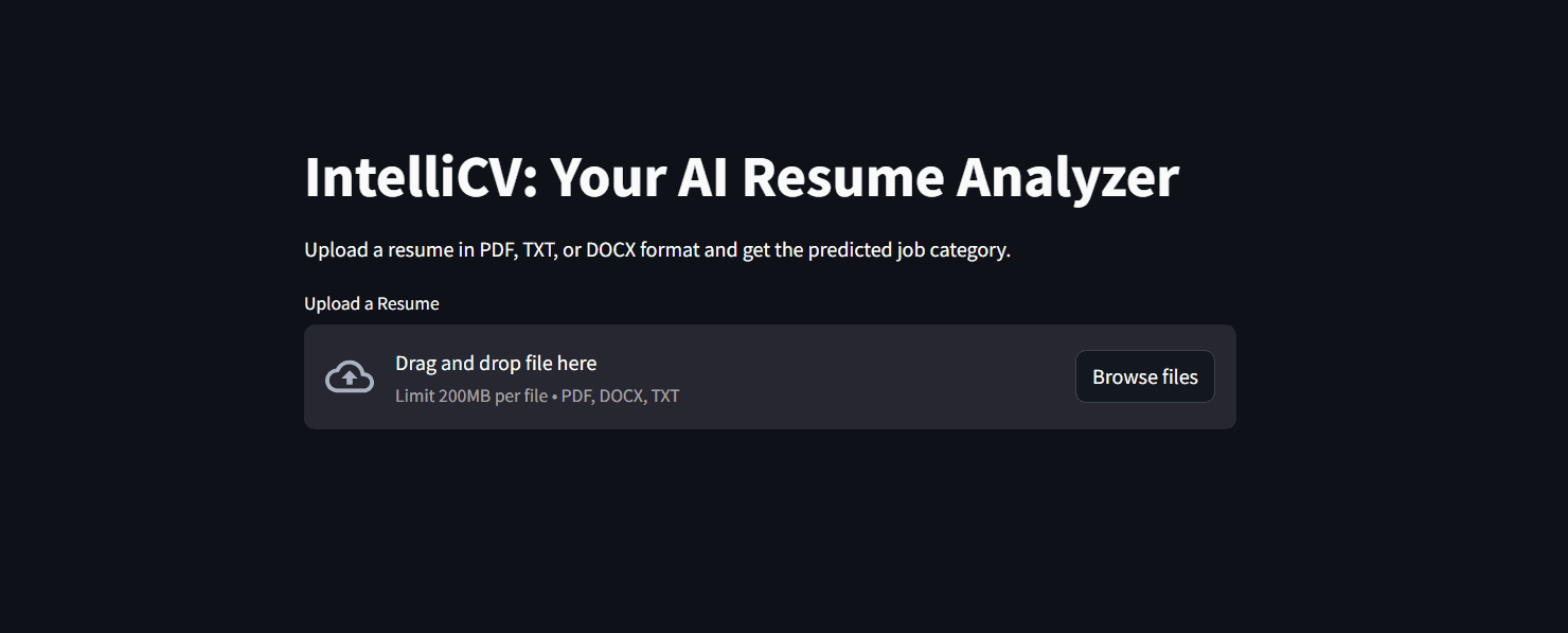 IntelliCV: AI Resume Analyzer